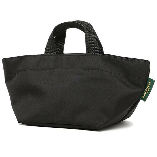 エルベシャプリエ バッグ Herve Chapelier 901N 09 09 BASIC NYLON BICOLOUR S トートバッグ NOIR/NOIR 詳細画像