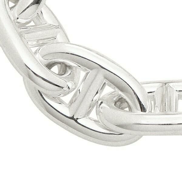 エルメス ブレスレット アクセサリー シェーヌダンクル バングル シルバー レディース HERMES H101994B 詳細画像