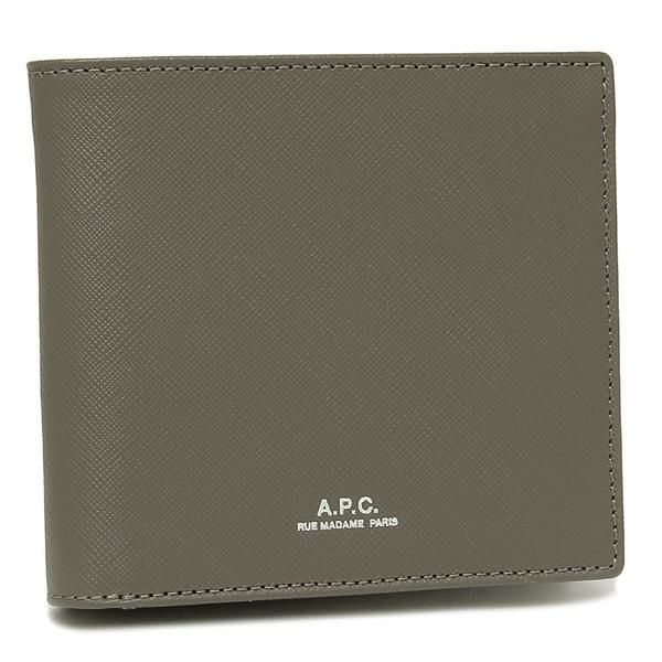 アーペーセー 二つ折り財布 A.P.C. NEW PORTEFEUILLE LONDON グレー メンズ APC PXBJQ H63340