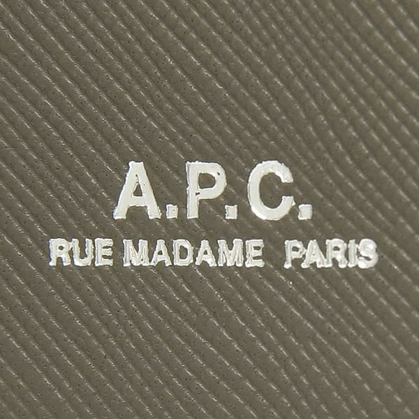 アーペーセー 二つ折り財布 A.P.C. NEW PORTEFEUILLE LONDON グレー メンズ APC PXBJQ H63340 詳細画像