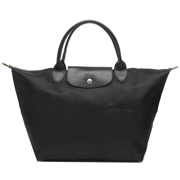 ロンシャン ハンドバッグ プリアージュ グリーン Mサイズ ブラック レディース LONGCHAMP L1623 919 001 詳細画像