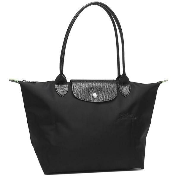 ロンシャン トートバッグ プリアージュ グリーン Sサイズ ブラック レディース LONGCHAMP L2605 919 001