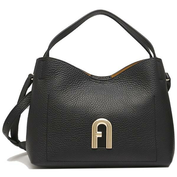 フルラ ハンドバッグ ショルダーバッグ プリムラ Sサイズ ホーボーバッグ ブラック レディース FURLA WB00507 BX0041 O6000 詳細画像