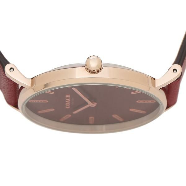コーチ 時計 レディース ペリー36mm クォーツ ボルドー ボルドー COACH 14503851 レザー 詳細画像