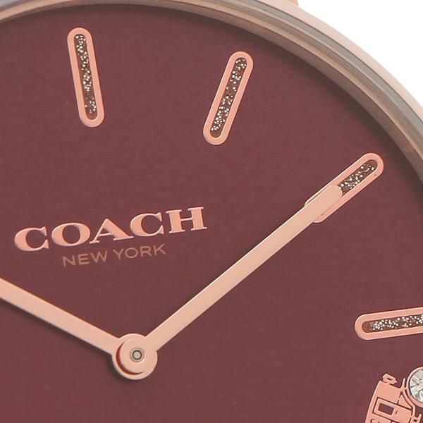 コーチ 時計 レディース ペリー36mm クォーツ ボルドー ボルドー COACH 14503851 レザー 詳細画像