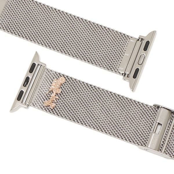コーチ 時計用ベルト レディース アップルウォッチ 交換バンド 替えベルト38mm 40mm 対応 シルバー COACH 14700037 ステンレス 詳細画像