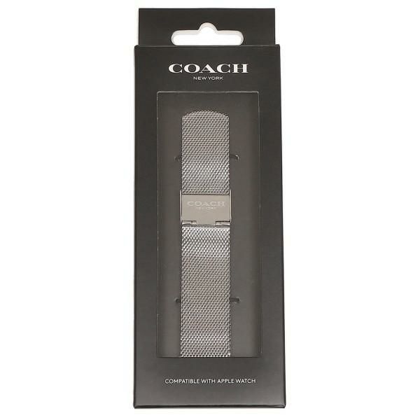 コーチ 時計用ベルト レディース アップルウォッチ 交換バンド 替えベルト38mm 40mm 対応 シルバー COACH 14700037 ステンレス 詳細画像