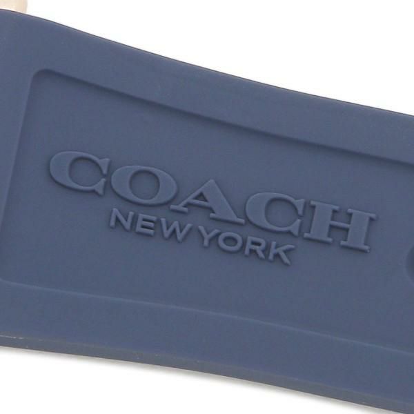 コーチ 時計用ベルト レディース アップルウォッチ 交換バンド 替えベルト38mm 40mm 対応 ネイビー COACH 14700042 ラバー 詳細画像