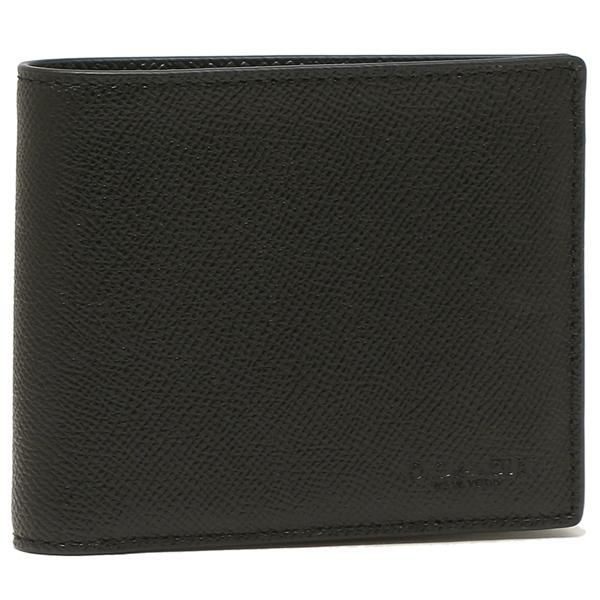 コーチ 二つ折り財布 シグネチャー ミニ財布 メンズ COACH