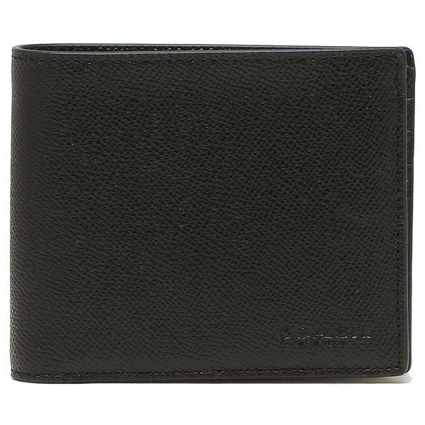 コーチ アウトレット 二つ折り財布 ブラック メンズ COACH C6331 BLK 詳細画像