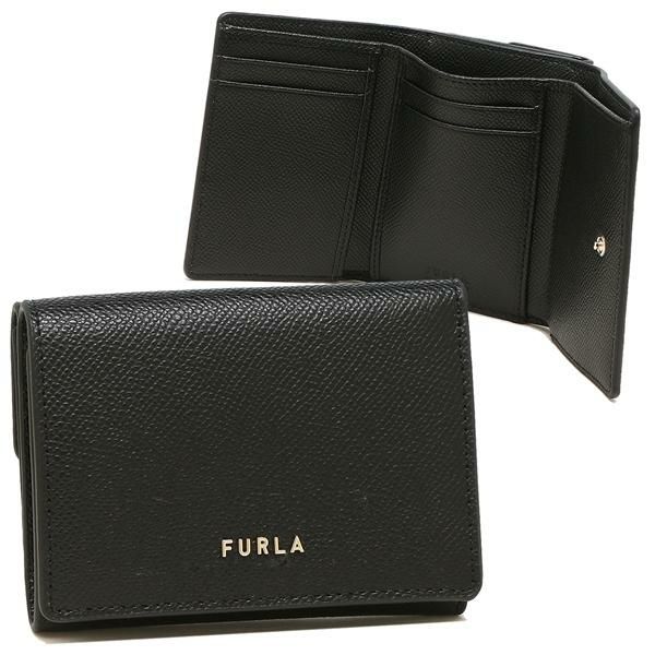 フルラ アウトレット 三つ折り財布 クラシック ミニ財布 ブラック レディース FURLA WP00234 BX0306 O6000