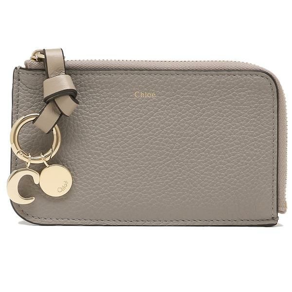 クロエ コインケース アルファベット グレー レディース CHLOE CHC21WP944F57 053 詳細画像