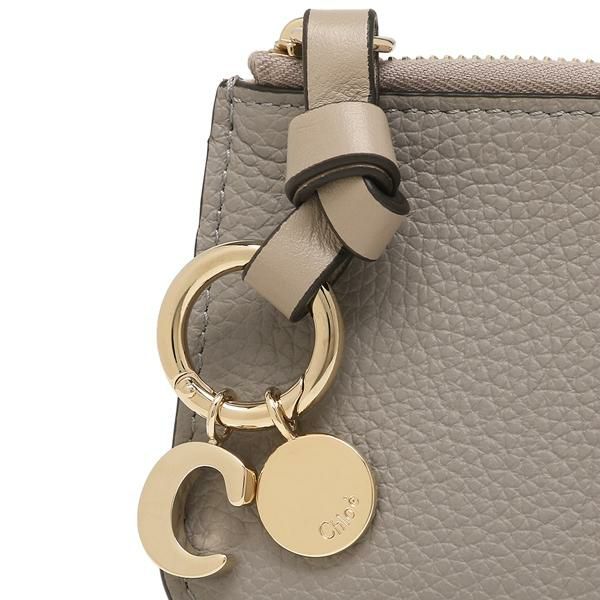 クロエ コインケース アルファベット グレー レディース CHLOE CHC21WP944F57 053 詳細画像