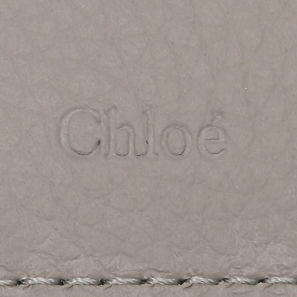 クロエ 三つ折り財布 アルファベット ミニ財布 グレー レディース CHLOE CHC21WP945F57 053 詳細画像