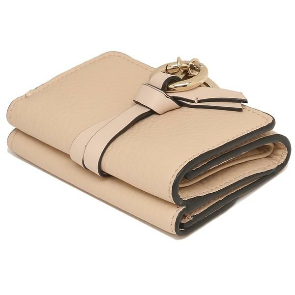 クロエ 三つ折り財布 アルファベット ミニ財布 ピンク レディース CHLOE CHC21WP946F57 6J5 詳細画像