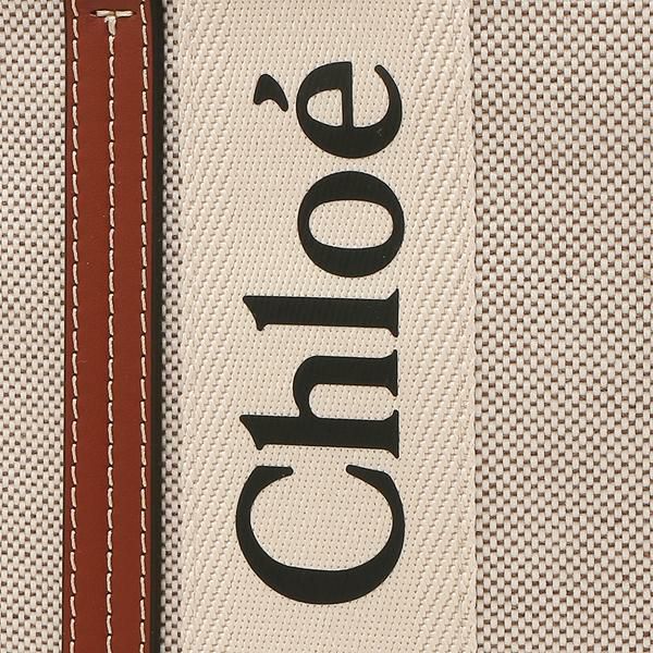 クロエ トートバッグ ウッディ ホワイト レディース CHLOE CHC21US383E66 90U A4対応 詳細画像