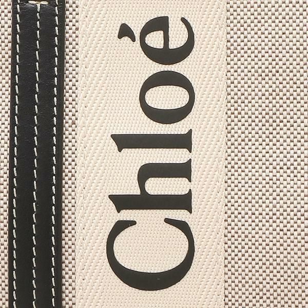 クロエ トートバッグ ウッディ ホワイト レディース CHLOE CHC21US383E66 91J A4対応 詳細画像