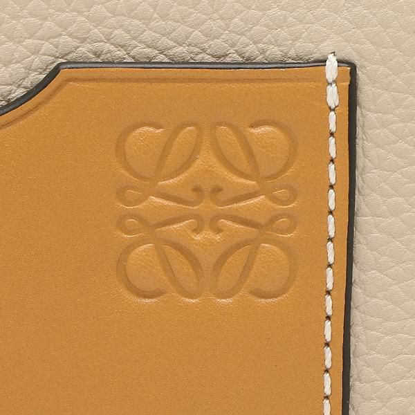 ロエベ カードケース コインケース フラグメントケース ベージュ ブラウン レディース LOEWE C660Z40X04 2463 詳細画像