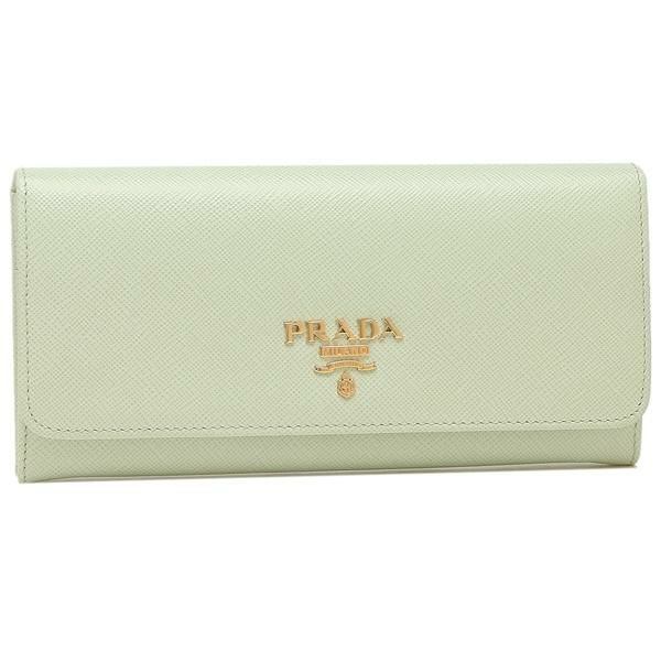 プラダ 長財布 サフィアーノ グリーン レディース PRADA 1MH132 QWA F0934