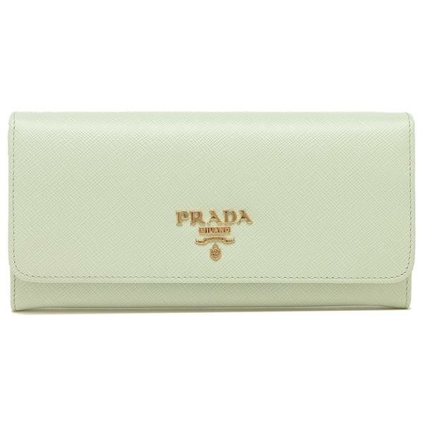 プラダ 長財布 サフィアーノ グリーン レディース PRADA 1MH132 QWA F0934 詳細画像