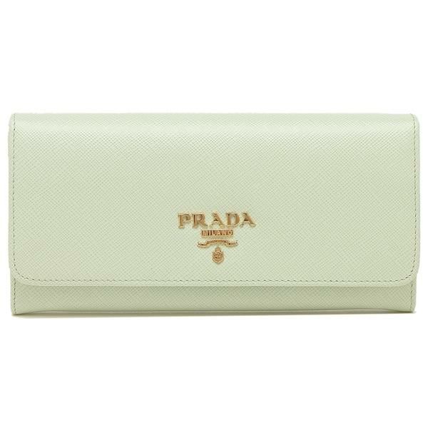 プラダ 長財布 サフィアーノ グリーン レディース PRADA 1MH132 QWA F0934 詳細画像