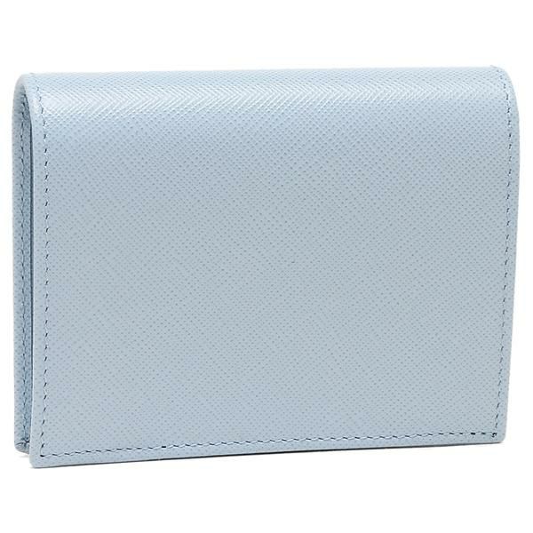 プラダ 二つ折り財布 サフィアーノマルチカラー ミニ財布 ブルー レディース PRADA 1MV204 ZLP F02T0 詳細画像