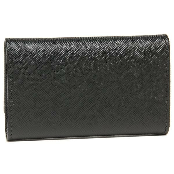 プラダ キーケース サフィアーノ トライアングルロゴ ブラック レディース PRADA 1PG004 QHH F0002 詳細画像