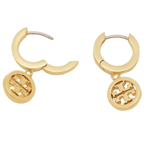 トリーバーチ ピアス ミラー パヴェ フープ ゴールド レディース TORY BURCH 87041 783 詳細画像