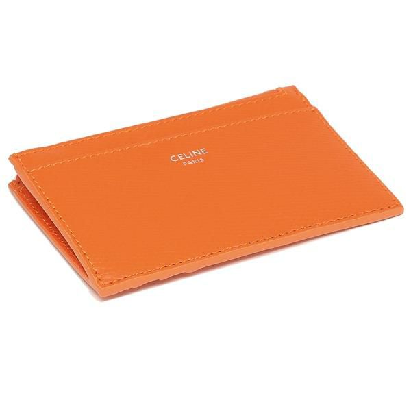 セリーヌ カードケース コインケース ジップドカードホルダー オレンジ メンズ レディース CELINE 10F993BEL 11OF 詳細画像