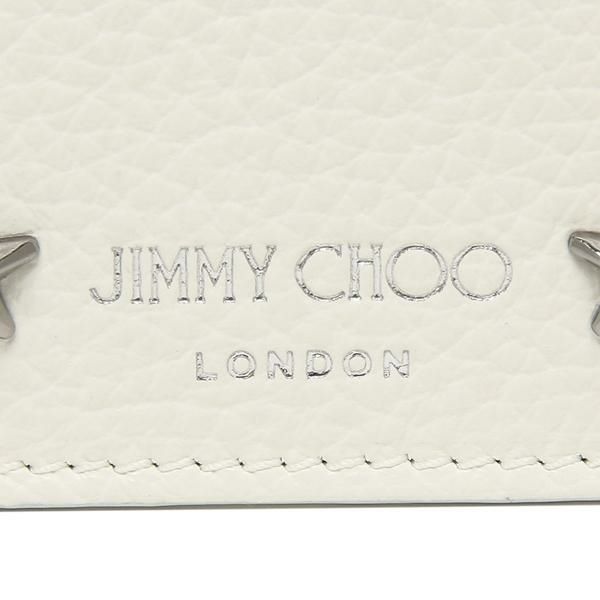 ジミーチュウ カードケース ディーン ホワイト メンズ レディース JIMMY CHOO DEANUUF 14701368 詳細画像