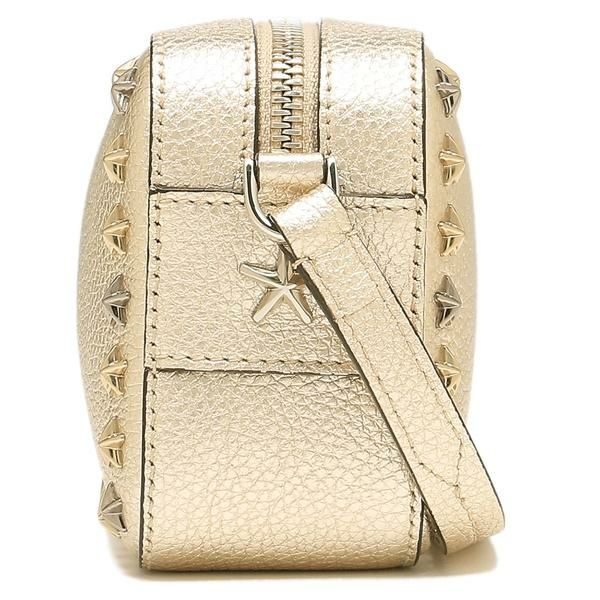 ジミーチュウ ショルダーバッグ ホール カメラバッグ ゴールド レディース JIMMY CHOO HALEUUR 14701630 詳細画像