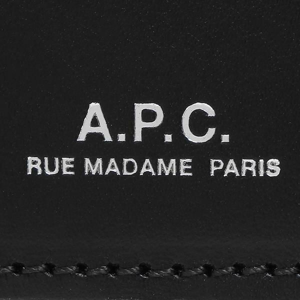 アーペーセー カードケース フラグメントケース コインケース ブラック メンズ レディース APC PXAWV H63205 LZZ 詳細画像