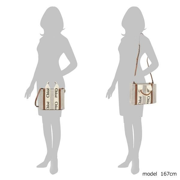 クロエ ショルダーバッグ ウッディ ２WAY ホワイト レディース CHLOE CHC21WS397E66 90U 詳細画像