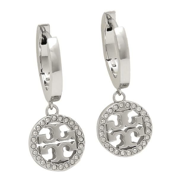 トリーバーチ ピアス ミラー パヴェ フープ シルバー レディース TORY BURCH 87041 042