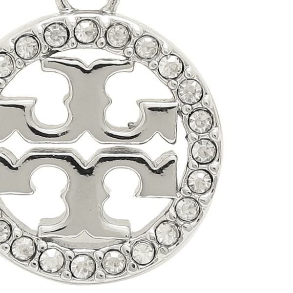 トリーバーチ ピアス ミラー パヴェ フープ シルバー レディース TORY BURCH 87041 042 詳細画像
