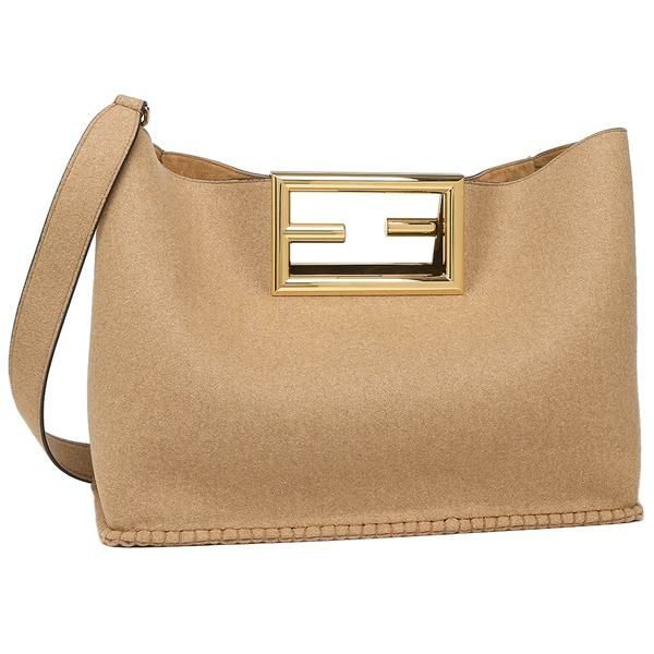 フェンディ ハンドバッグ ショルダーバッグ ウェイ フランネル ベージュ レディース FENDI 8BH391 AHN1 F0J2D A4対応