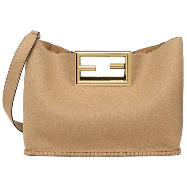 フェンディ ハンドバッグ ショルダーバッグ ウェイ フランネル ベージュ レディース FENDI 8BH391 AHN1 F0J2D A4対応 詳細画像
