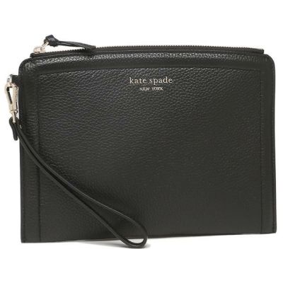 返品可能 KATE SPADE large zip pauch ポーチ【国内即発】 K4496_001
