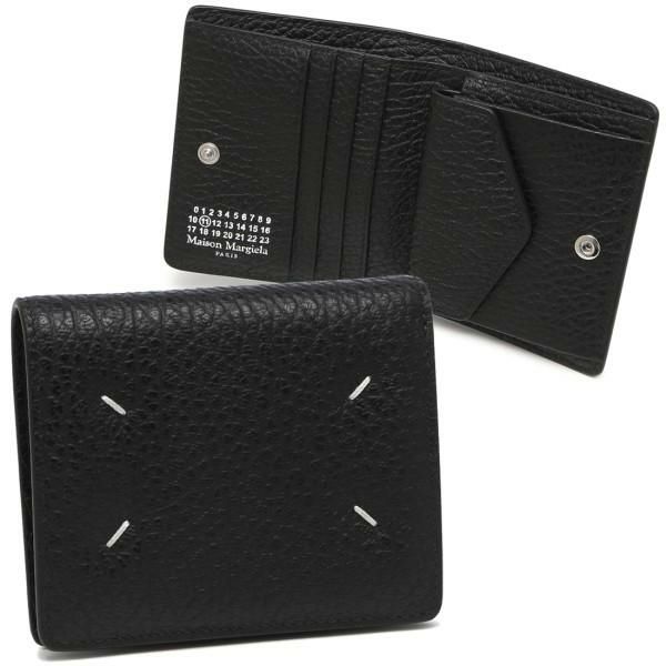 メゾンマルジェラ 二つ折り財布 ミニ財布 ブラック メンズ レディース Maison Margiela S56UI0140 P4455 T8013