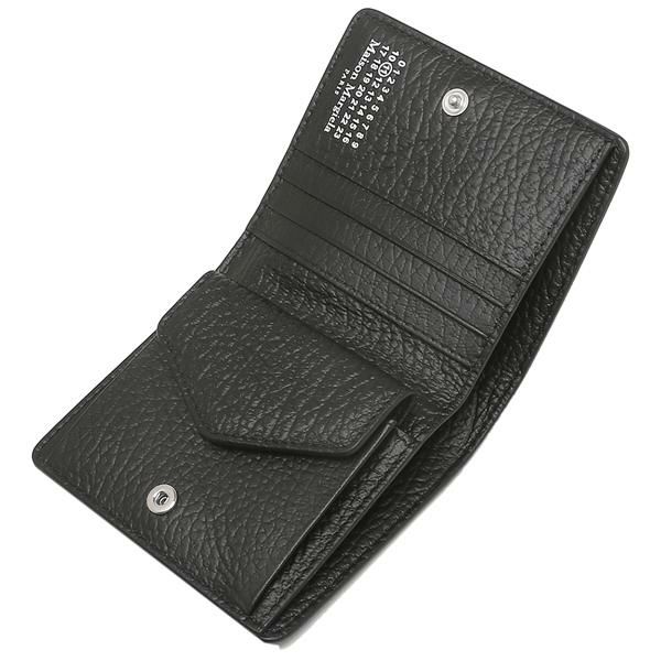 メゾンマルジェラ 二つ折り財布 ミニ財布 ブラック メンズ レディース Maison Margiela S56UI0140 P4455 T8013 詳細画像
