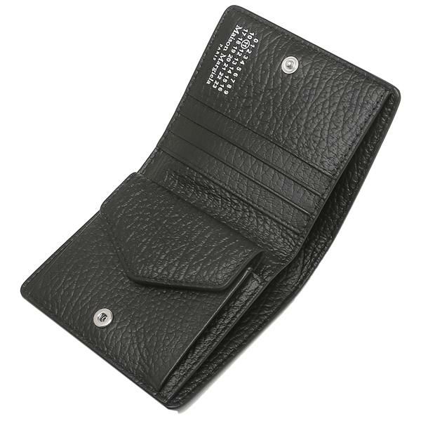 メゾンマルジェラ 二つ折り財布 ミニ財布 ブラック メンズ レディース Maison Margiela S56UI0140 P4455 T8013 詳細画像