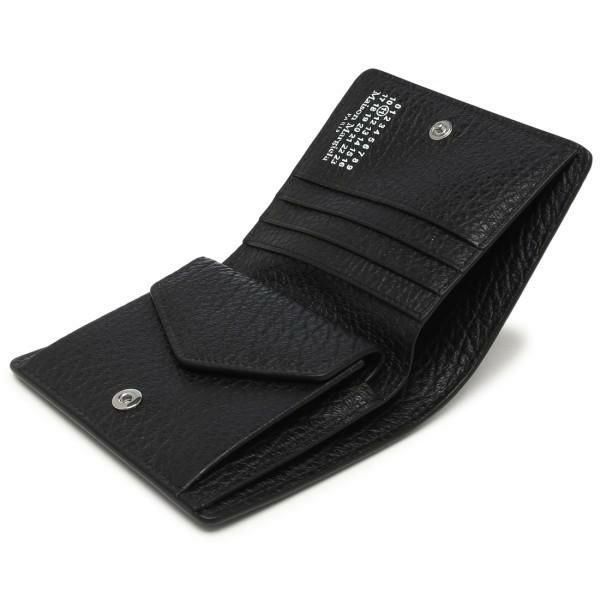メゾンマルジェラ 二つ折り財布 ミニ財布 ブラック メンズ レディース Maison Margiela S56UI0140 P4455 T8013 詳細画像