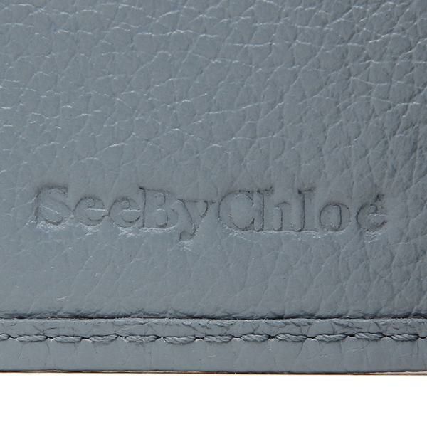 シーバイクロエ 三つ折り財布 リジー リッジー ブルー レディース SEE BY CHLOE CHS17WP781349 4D7 詳細画像