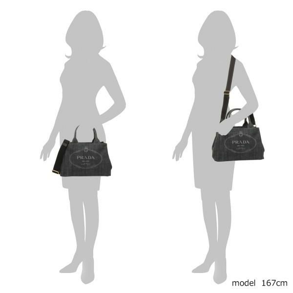 プラダ バッグ PRADA 1BG439 AJ6 F0002 CANAPA カナパ ショルダーバッグ ハンドバッグ ショルダーバッグ NERO 詳細画像