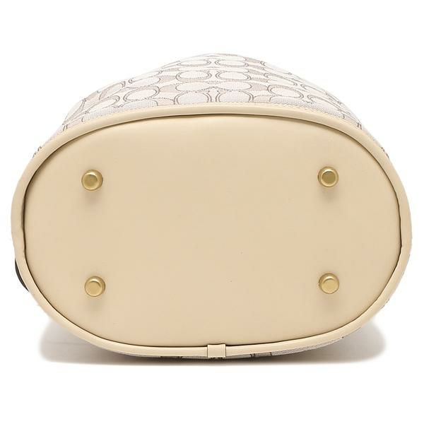 コーチ ハンドバッグ シグネチャー バケットバッグ ホワイト レディース COACH C3853 B4SHG 詳細画像