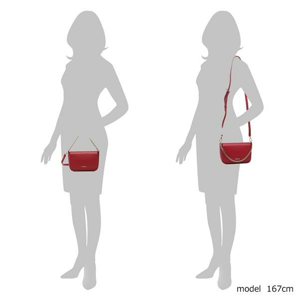 フルラ アウトレット ショルダーバッグ マヤ クロスボディ レッド レディース FURLA WB00393 BX0433 CBN00 詳細画像