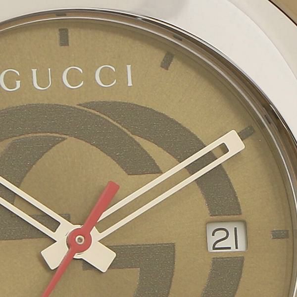 グッチ 時計 メンズ シンク46mm クォーツ グリーン GUCCI YA137106 ラバー 詳細画像