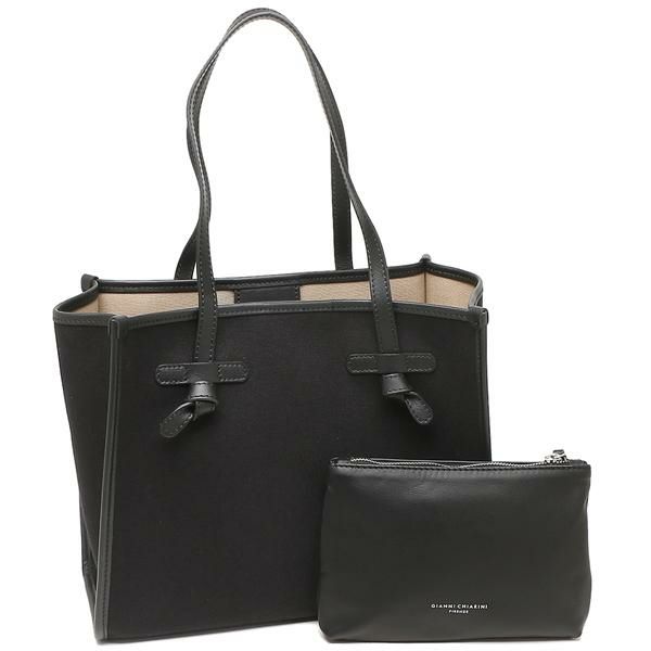 ジャンニキアリーニ トートバッグ マルチェッラ Sサイズ ブラック レディース GIANNI CHIARINI BS6849 CNV-SE