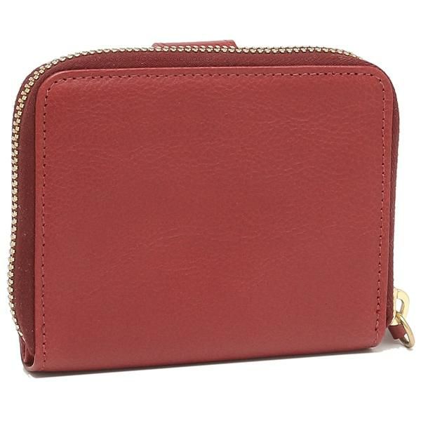 イルビゾンテ 二つ折り財布 レッド メンズ レディース IL BISONTE SMW067 PV0005 RE160B 詳細画像