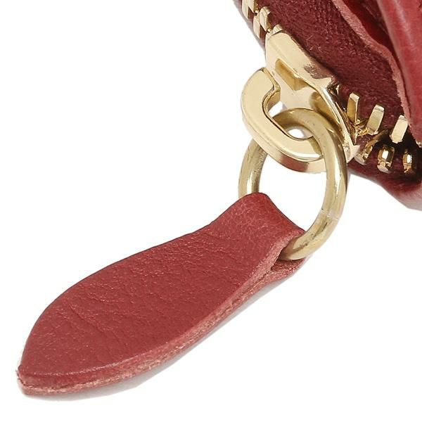 イルビゾンテ 二つ折り財布 レッド メンズ レディース IL BISONTE SMW067 PV0005 RE160B 詳細画像